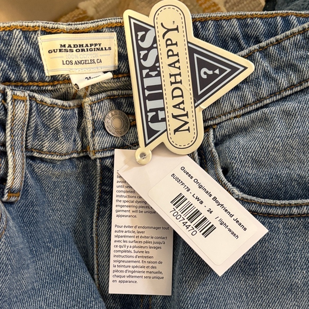 Guess Madhappy Boyfriend Fit Jeans SZ 24 - Picture 4 of 7